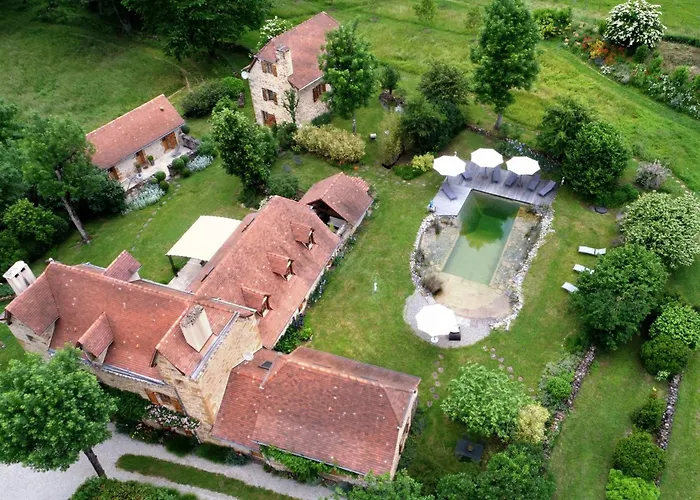 Natur'ailes, Le Hameau Du Quercy, Romantique, Campagne, Piscine Naturelle Vakantiehuis *
